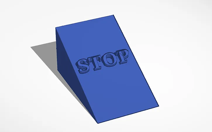 Giá đỡ cửa với chữ "STOP" và tên riêng - Image 1