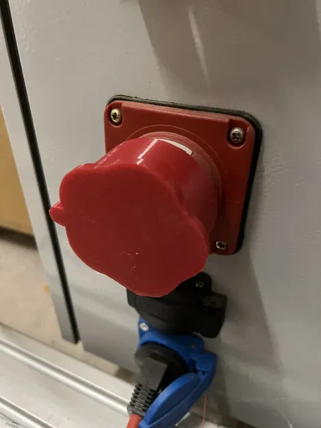 Nắp bảo vệ CEE cho đầu nối male 16A 380V - Image 2