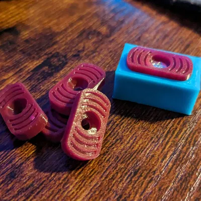 Khuôn chân silicone tổng hợp kích thước 10x20mm