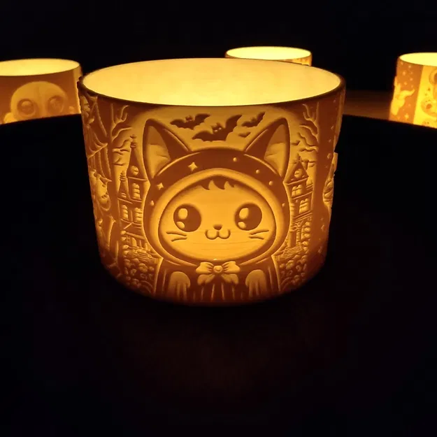 Đèn lồng Halloween cho nến tealight hoặc LED - Image 2