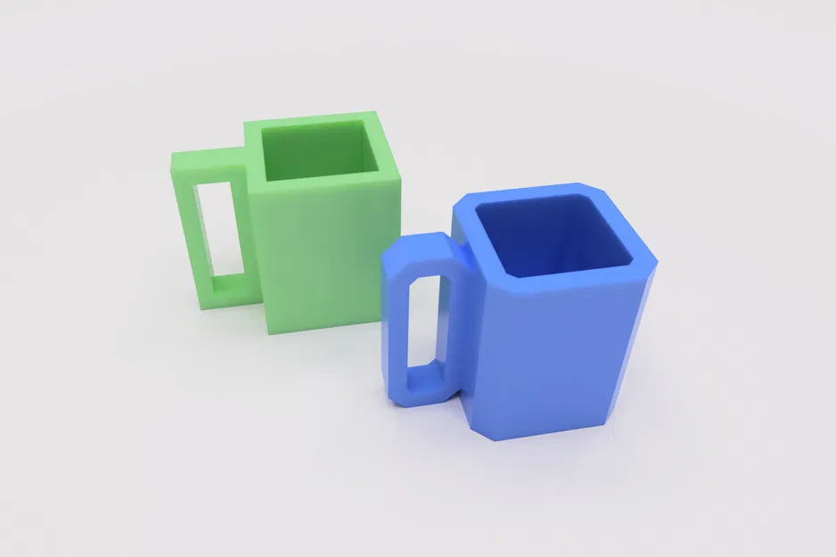 Cốc LowPoly siêu thấp và rất thấp - Image 1