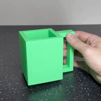 Cốc LowPoly siêu thấp và rất thấp