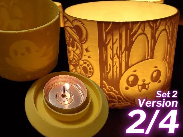 Đèn lồng Halloween cho nến tealight hoặc LED - Image 1