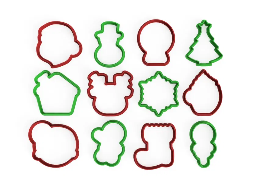 Cắt bánh quy Giáng Sinh 6cm hình bóng - Image 1