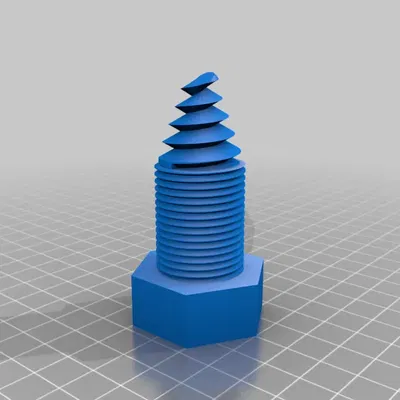 Quả bí ngô Frankenstein với ốc vít