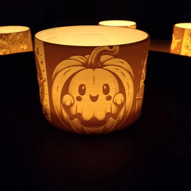 Đèn lồng Halloween cho nến tealight hoặc LED - Image 2