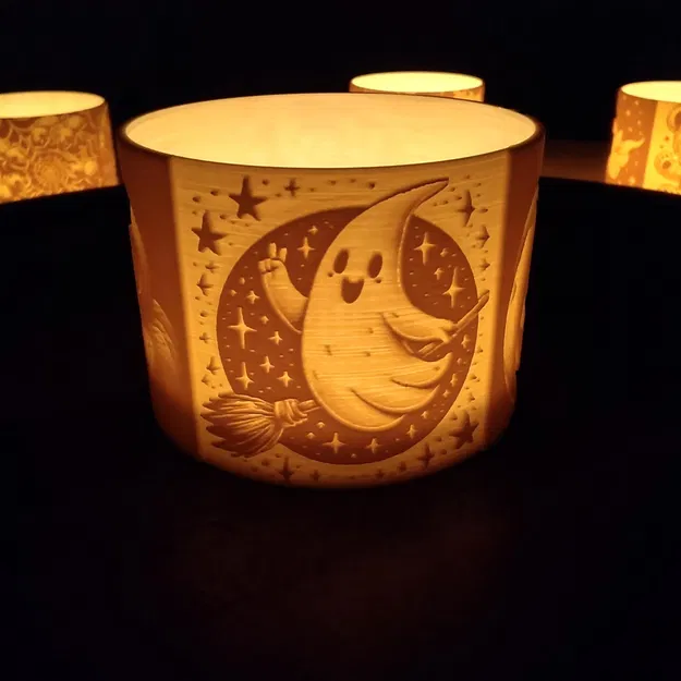 Đèn lồng Halloween cho nến tealight hoặc LED - Image 5