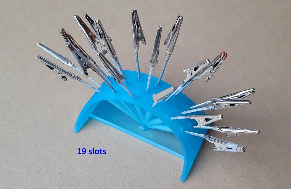 Giá đỡ kẹp cá sấu cho việc sơn và phơi khô đồ nhỏ - Image 3