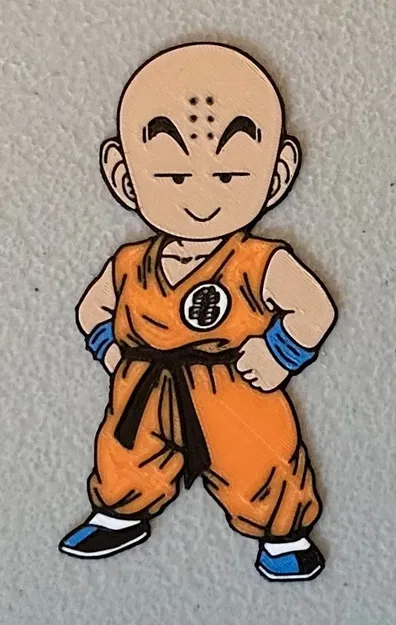 Nam châm Krillin đa sắc màu 5 màu - Image 1