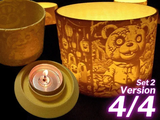 Đèn lồng Halloween cho nến tealight hoặc LED - Image 1
