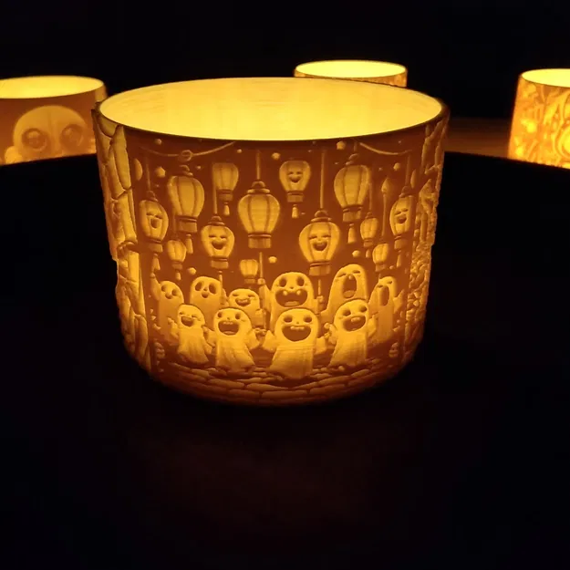 Đèn lồng Halloween cho nến tealight hoặc LED - Image 2