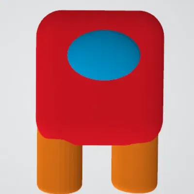 Nhân vật Among Us dễ in với kích thước điều chỉnh