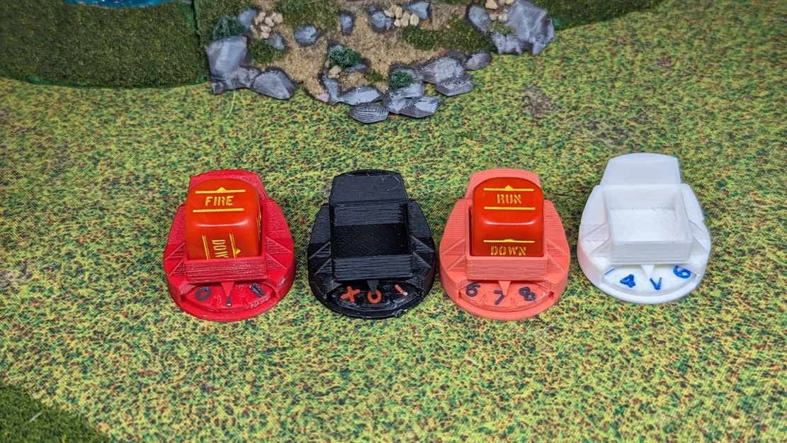 Móc đánh dấu pin Bolt Action với giá đỡ xúc xắc kích hoạt - Image 1