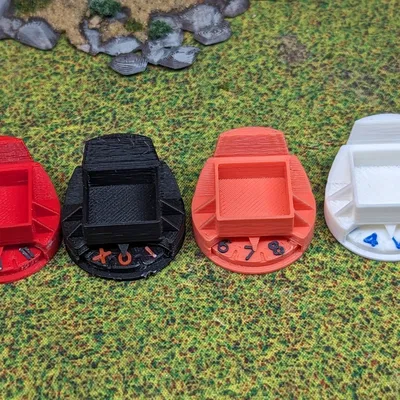 Móc đánh dấu pin Bolt Action với giá đỡ xúc xắc kích hoạt