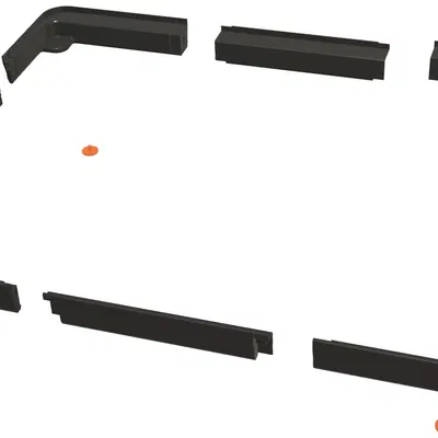 Giá đỡ AMS với đèn LED cho máy in Bambu X1C