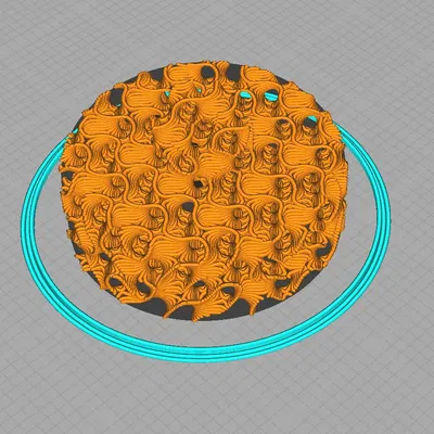 Núm điều chỉnh in chỉ với phần lõi không tường