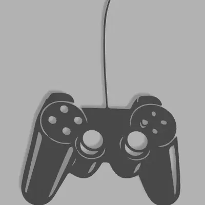 Joytick 2D trang trí tường cho phòng game