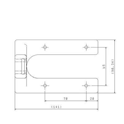 Giá đỡ cuộn filament với thiết kế remix có lỗ