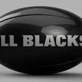 Bóng bầu dục All Blacks phiên bản mini - Thumbnail 2