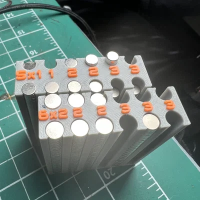 Giá đỡ nam châm tiện lợi để tổ chức và nhận diện