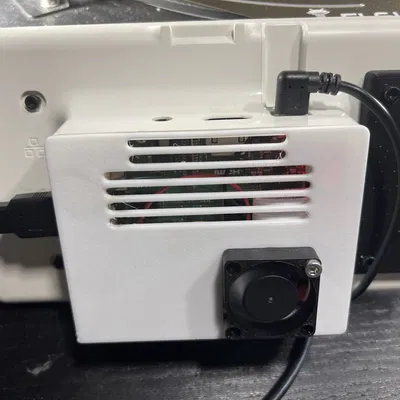 Nắp lưng màn hình 7 inch Raspberry PI với quạt