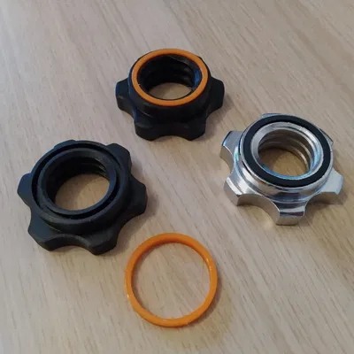 Núm tạ với vòng giữ cho thanh tạ chuẩn D=30mm