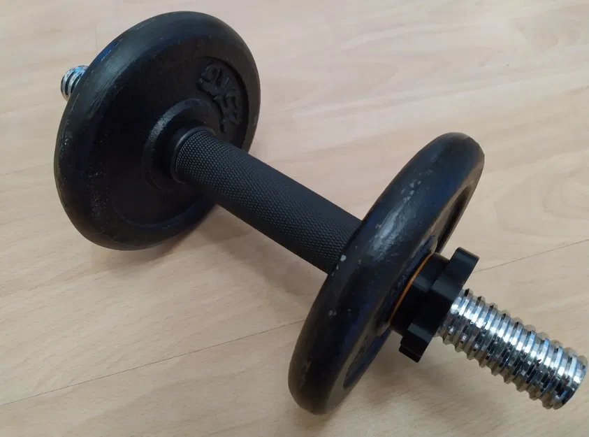 Núm tạ với vòng giữ cho thanh tạ chuẩn D=30mm - Image 2