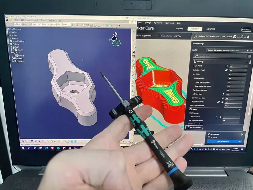 Khóa lực Wera Micro Kraftform cho tua vít nhỏ - Image 1