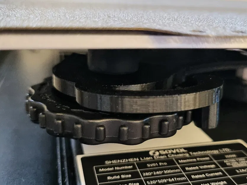 Kẹp bánh xe căn chỉnh giường Sovol SV01 Pro có tay cầm - Image 1