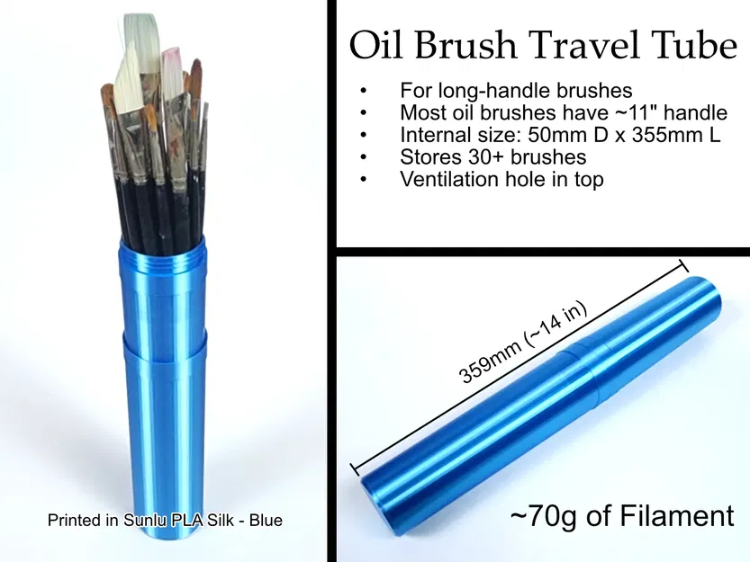 Ống đựng cọ và bút tiện lợi cho chuyến đi - Image 6