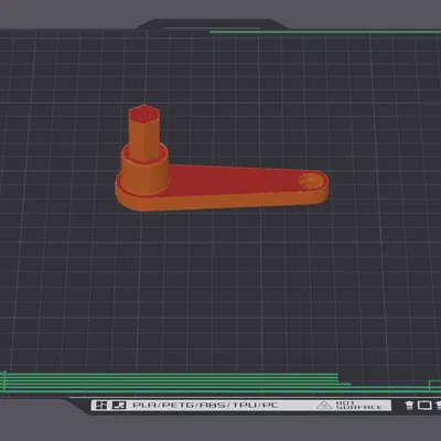 Bộ chuyển đổi và cuốn dây cuộn filament với tay cầm dài