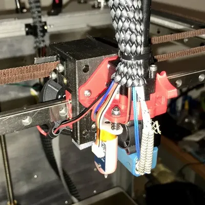 Giá đỡ Flex3Drive cho Railcore II với Mosquito Hotend