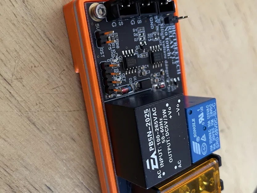 Giá đỡ bảng Relay BTT V1.2 lắp trên ray DIN - Image 1