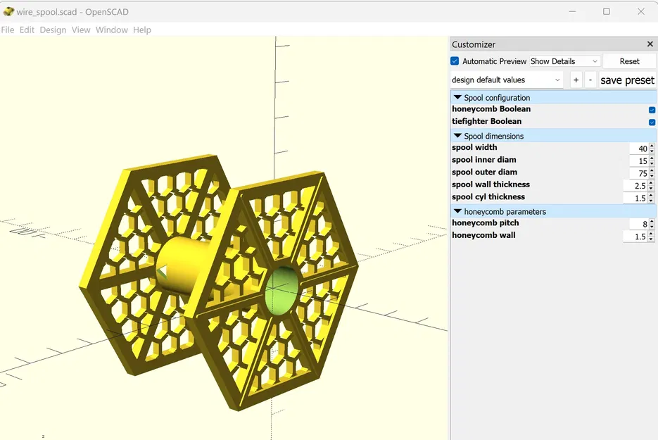 Cuộn dây đa năng kiểu Tie Fighter cho máy in 3D - Image 3