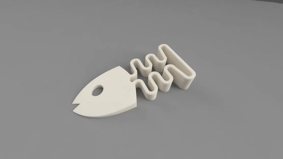 Chặn cửa hình bộ xương cá linh hoạt - Image 1