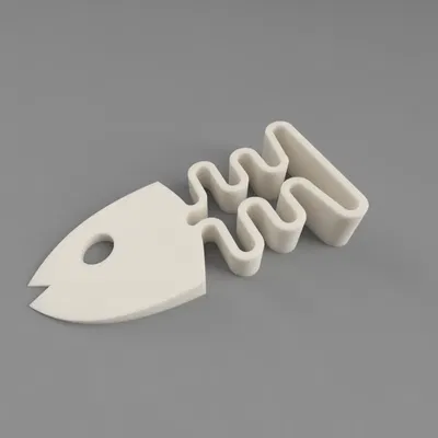 Chặn cửa hình bộ xương cá linh hoạt