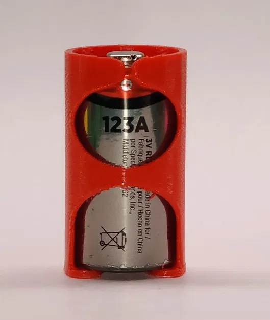 Giá đỡ pin CR123A cho đèn pin và đèn đầu - Image 1