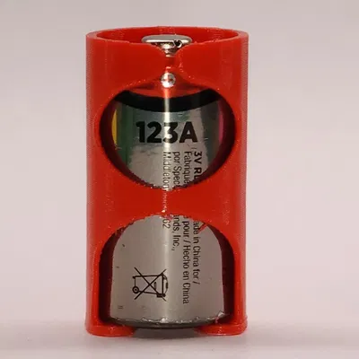 Giá đỡ pin CR123A cho đèn pin và đèn đầu