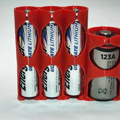 Giá đỡ pin CR123A cho đèn pin và đèn đầu