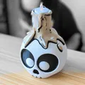 Skull hoạt hình với nến chảy màu sắc đa dạng - Thumbnail 1