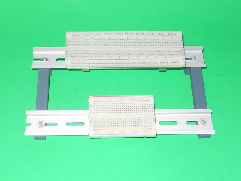 Giá đỡ breadboard din rail cho 400 và 830 điểm - Image 1