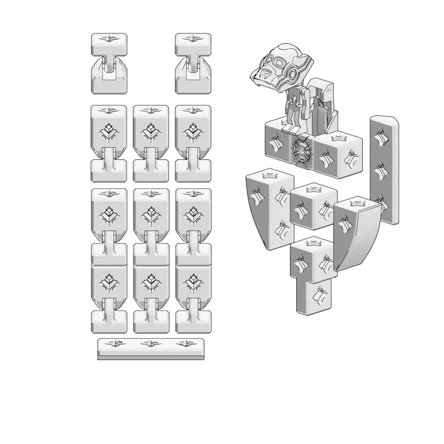 Bộ lắp ráp Mecha Chiến đấu Captain Recreator - Image 5