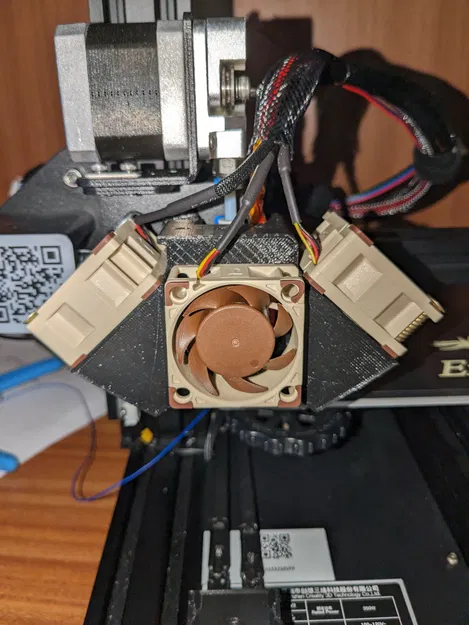 Nắp quạt cho Ender 3 V2 với 3 quạt 40mm - Image 1