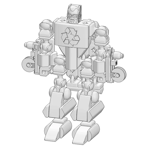 Bộ lắp ráp Mecha Chiến đấu Captain Recreator - Image 7