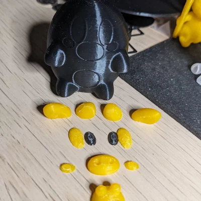 Bò nhỏ có thể tách rời và in nhiều màu sắc khác nhau