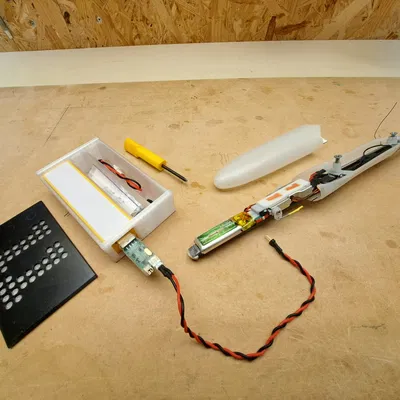 Hộp công cụ và pin dự phòng cho ELF DLG Vladimir