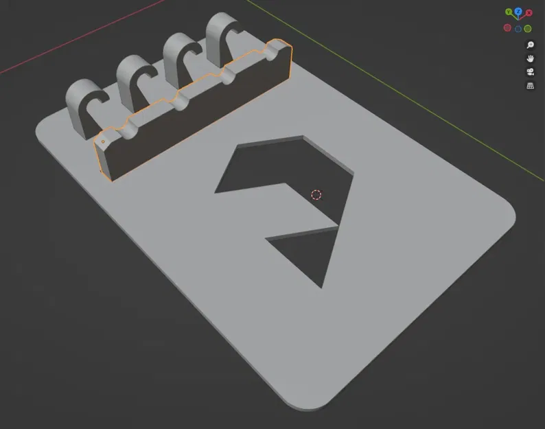 Giá đỡ cọ vẽ đơn giản cho bốn cọ vẽ - Image 1