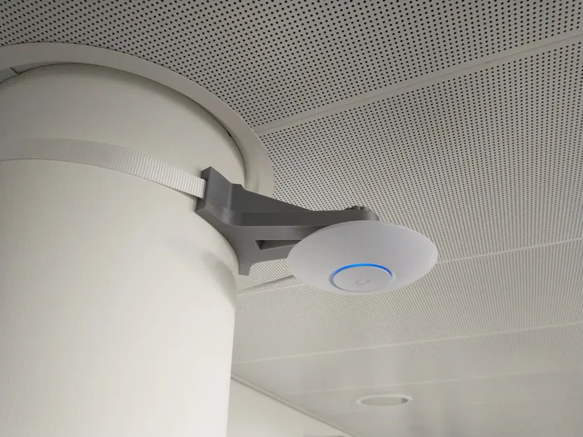 Gắn AP Ubiquiti U6 Lite lên cột mà không cần khoan đục - Image 1