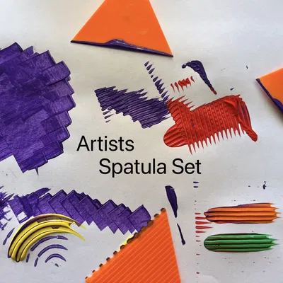 Bộ dụng cụ spatula nghệ sĩ 4 món cho hội họa