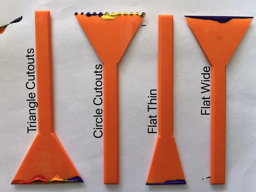 Bộ dụng cụ spatula nghệ sĩ 4 món cho hội họa - Image 2